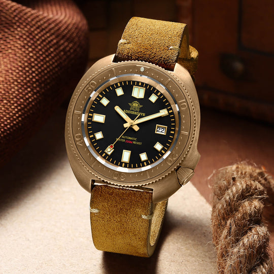 ADDIESDIVE® Automatic Bronze Watch for Men Turtle 200M AD2104